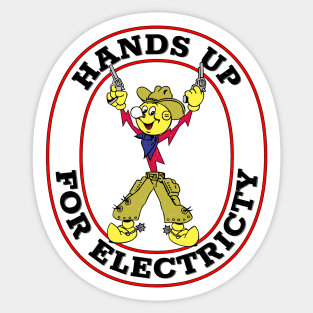 Hands Up! Sticker